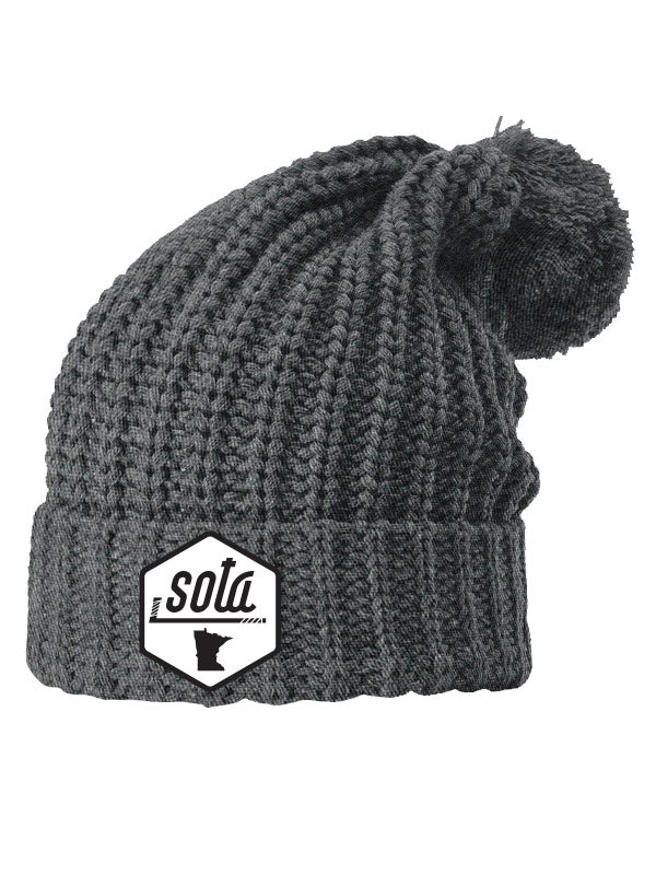 Minnesota V1 Chunk Pom Beanie