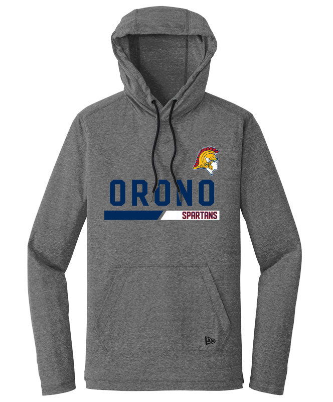 Community New Era TriBlend Hoodie Tee, Orono Graphite