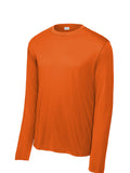 Deep Orange Sport-Tek Long Sleeve Performance Tee