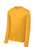 Gold Sport-Tek Long Sleeve Performance Tee
