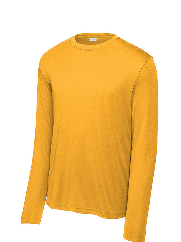 Gold Sport-Tek Long Sleeve Performance Tee