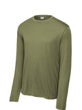 Olive Drab Green Sport-Tek Long Sleeve Performance Tee