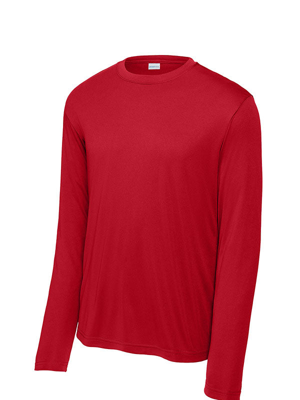 True Red Sport-Tek Long Sleeve Performance Tee