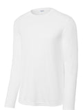 White Sport-Tek Long Sleeve Performance Tee
