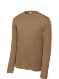 Woodland Brown Sport-Tek Long Sleeve Performance Tee