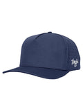 Navy Waggle Custom Snapback Hat
