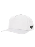 White Waggle Custom Snapback Hat