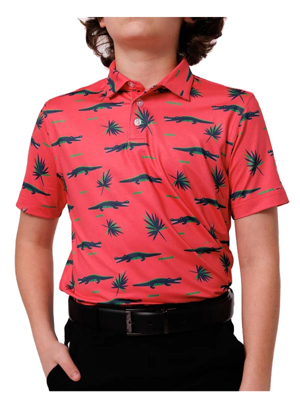 Chubbs Waggle Youth Golf Polo