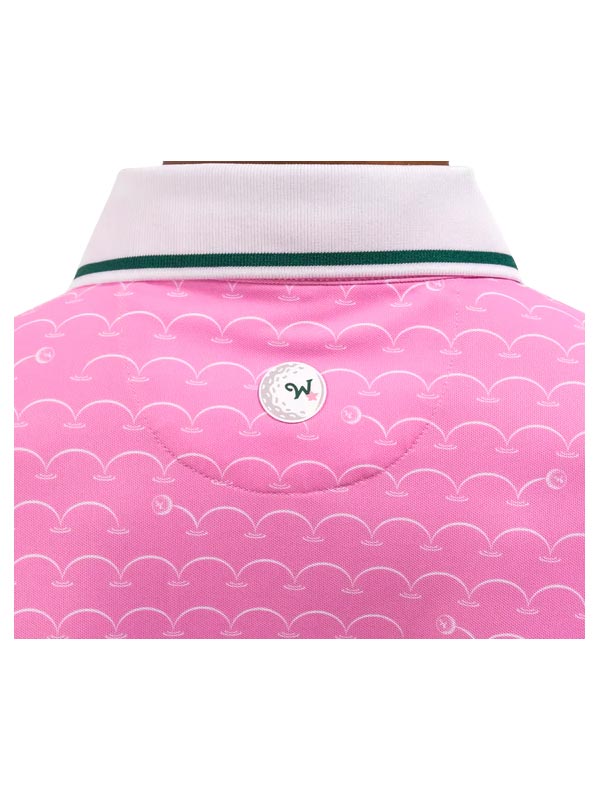 Off The Pond Waggle Pique Golf Polo