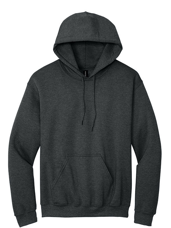 Fan Charcoal Heather Gildan Heavy Blend Hoodie