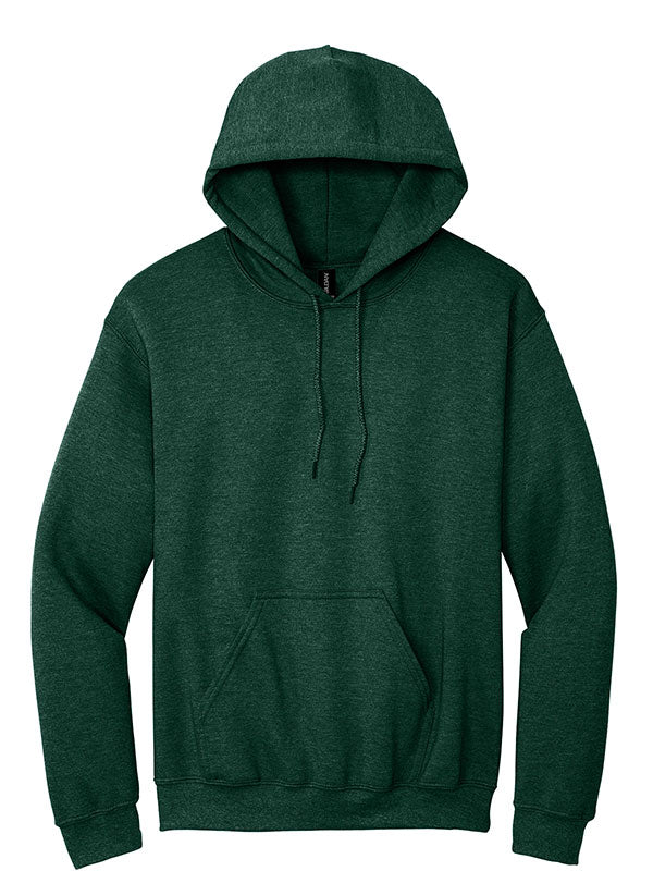 Heather Dark Green Gildan Heavy Blend Hoodie