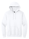 White Gildan Heavy Blend Hoodie