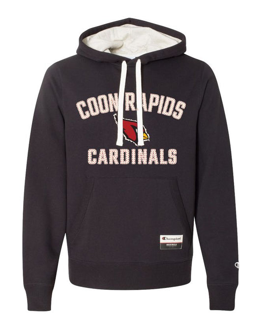 Coon Rapids - Black Sueded Fleece Pullover Hood