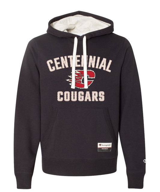 Centennial - Black Sueded Fleece Pullover Hood