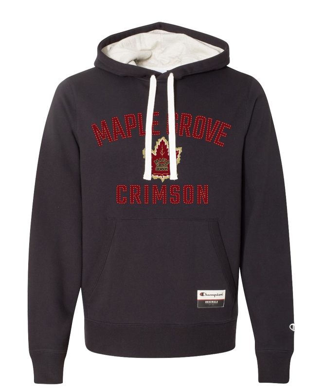 Maple Grove - Black Sueded Fleece Pullover Hood