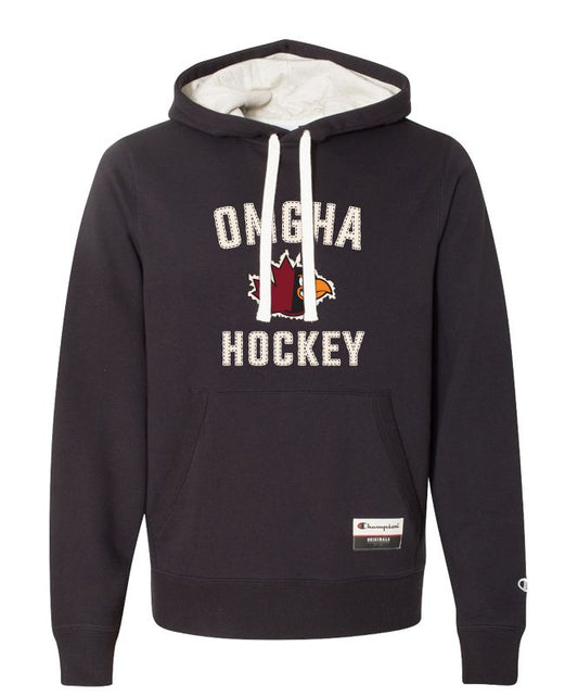 OMGHA - Black Sueded Fleece Pullover Hood