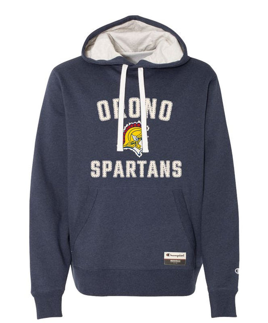 Orono - Navy Sueded Fleece Pullover Hood