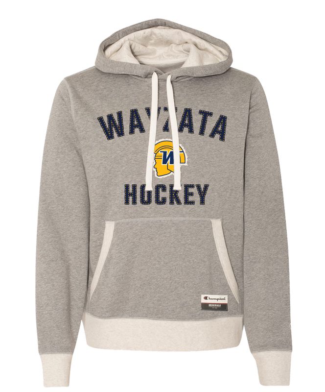 Wayzata - Grey Sueded Fleece Pullover Hood