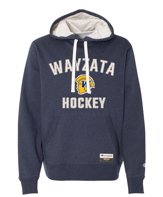 Wayzata - Navy Sueded Fleece Pullover Hood