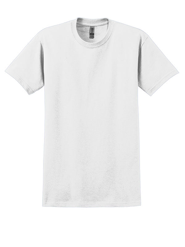 White Gildan Ultra Cotton Tee
