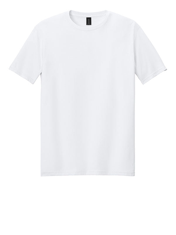 White Gildan Softstyle Tee