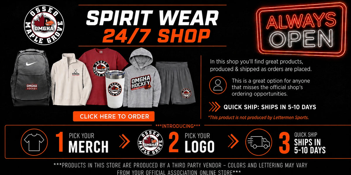 Osseo Maple Grove Hockey Association 24/7 Shop