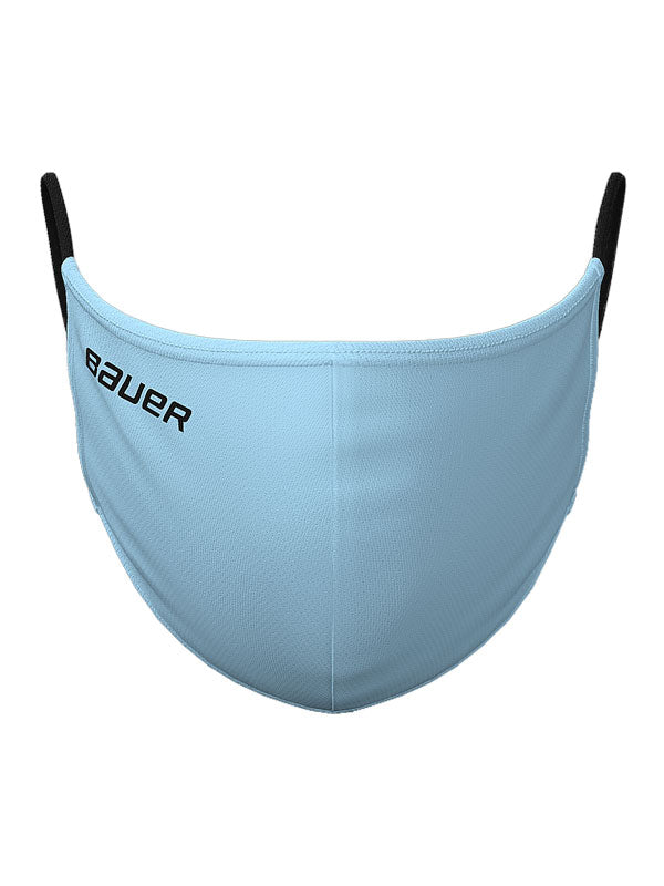 Bauer Reversible Face Mask, Blue/Plaid