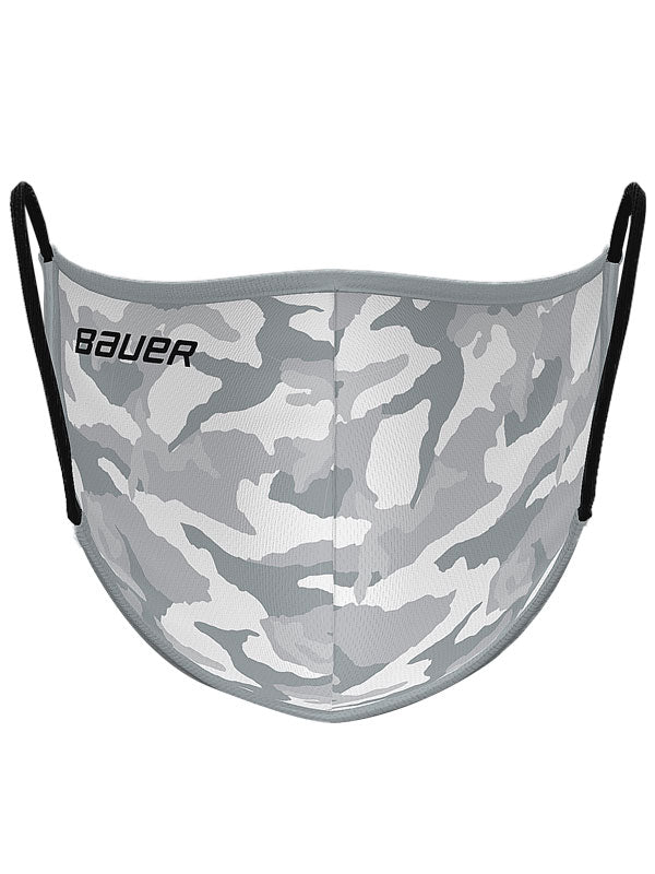 Bauer Reversible Face Mask, Grey/Camo