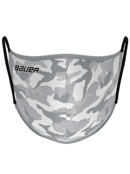 Bauer Reversible Face Mask, Grey/Camo
