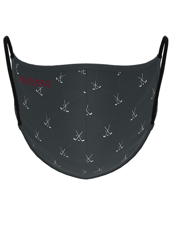 Bauer Reversible Face Mask, Grey/Faceoff