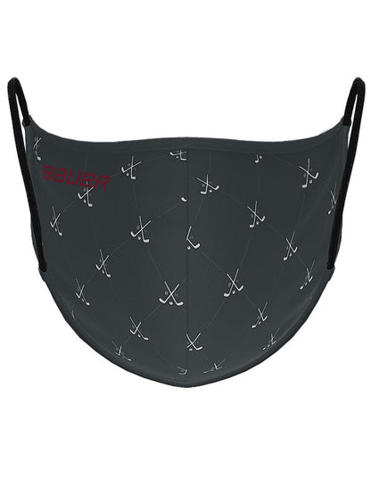 Bauer Reversible Face Mask, Grey/Faceoff