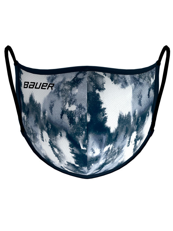 Bauer Reversible Face Mask, Navy/Tie Dye