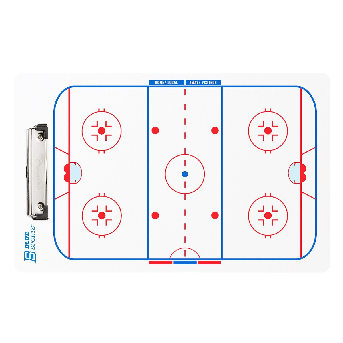 Blue Sport Deluxe Hockey Coaches Clipboard