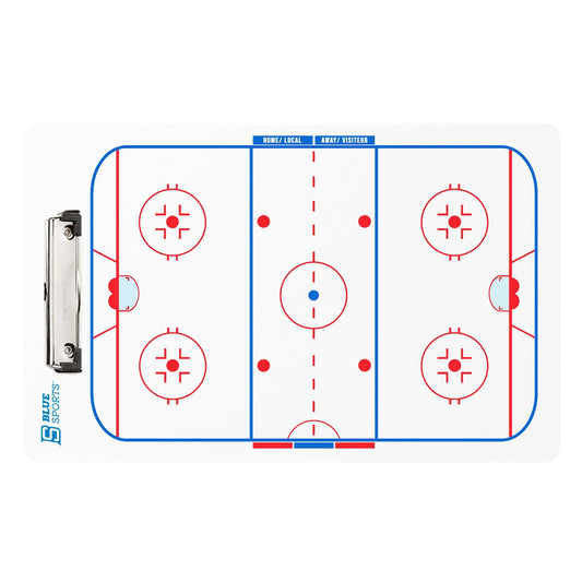 Blue Sport Deluxe Hockey Coaches Clipboard