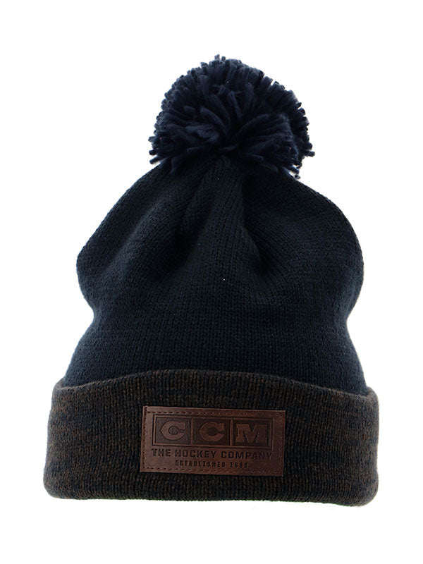 CCM 18 Classic Knit Pom Hat, Federal Blue