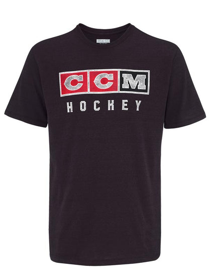 CCM Classic Tri Blend Senior Short Sleeve Tee Shirt