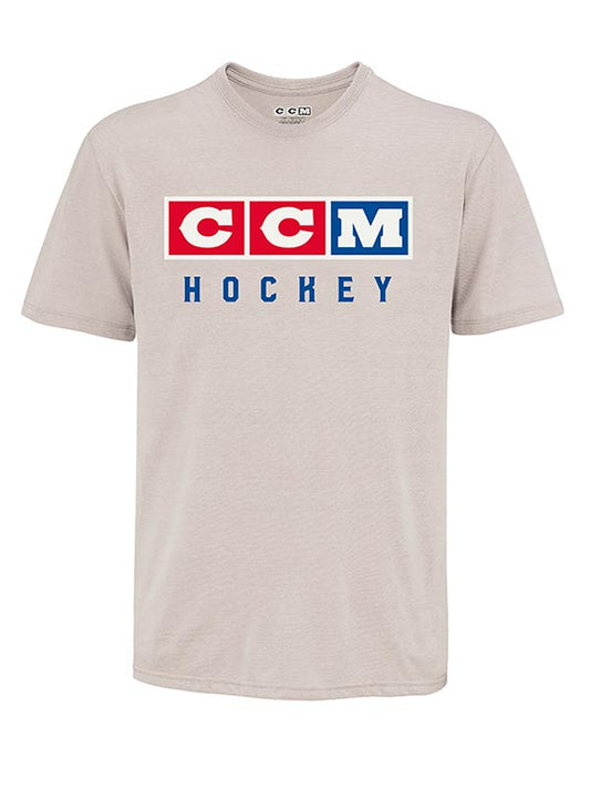 CCM Classic Tri Blend Senior Short Sleeve Tee Shirt