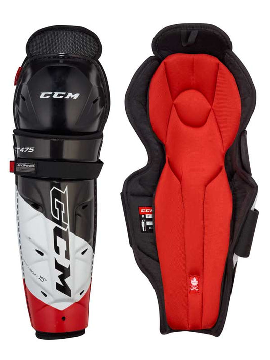 CCM FT475 Junior Hockey Shin Guards
