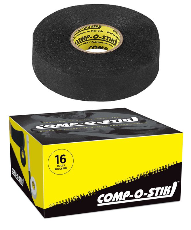Comp-o-stik™ 16 Pack Black Hockey Tape