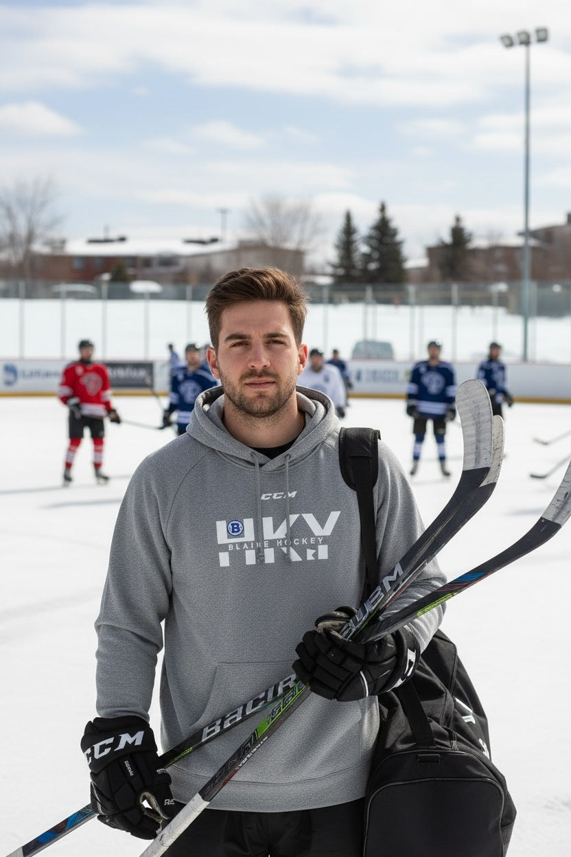 Blaine - Grey Community CCM HKY Hoodie