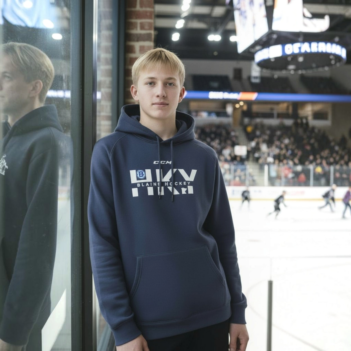 Blaine - Navy Community CCM HKY Hoodie