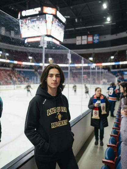 Andover - Black CCM Shadow Hooded Sweatshirt