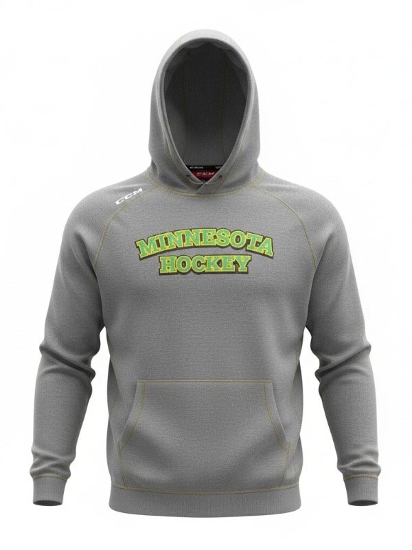 Minnesota - Kelly/Grey CCM Shadow Hooded Sweatshirt