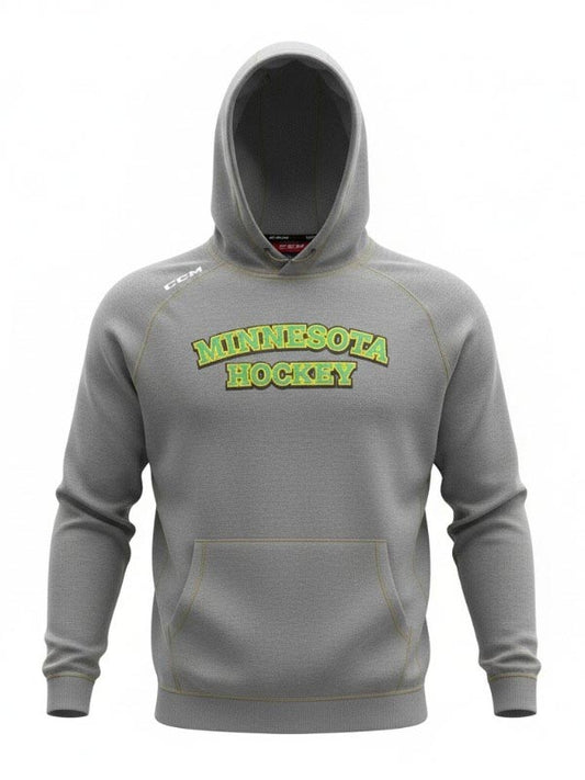 Minnesota - Kelly/Grey CCM Shadow Hooded Sweatshirt