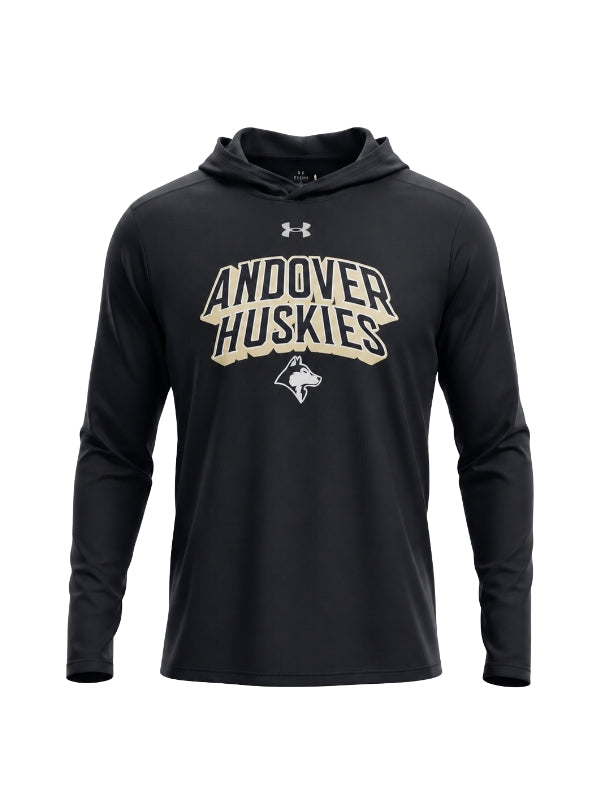 Andover - Black Under Armour Vanish Long Sleeve Hooded T-Shirt