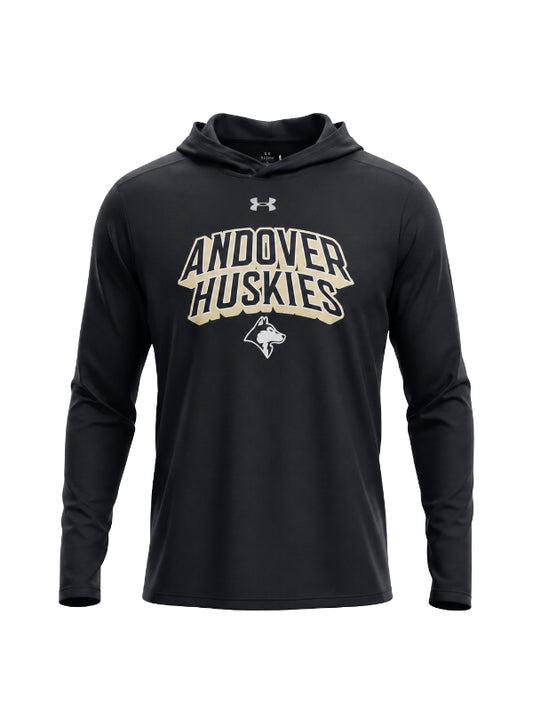 Andover - Black Under Armour Vanish Long Sleeve Hooded T-Shirt