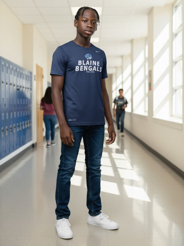 Blaine - Navy Legend 2.0 Performance Tee