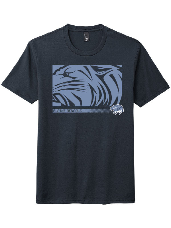 Blaine - Navy Mascot 2.0 Soft Short Sleeve Tee