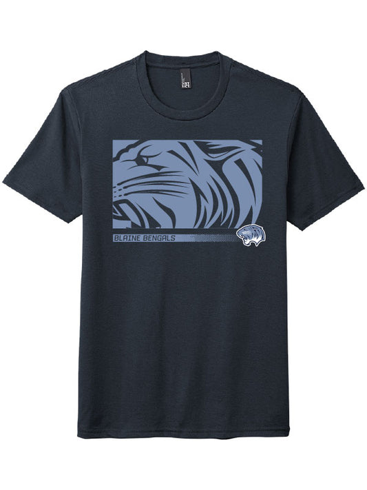 Blaine - Navy Mascot 2.0 Soft Short Sleeve Tee