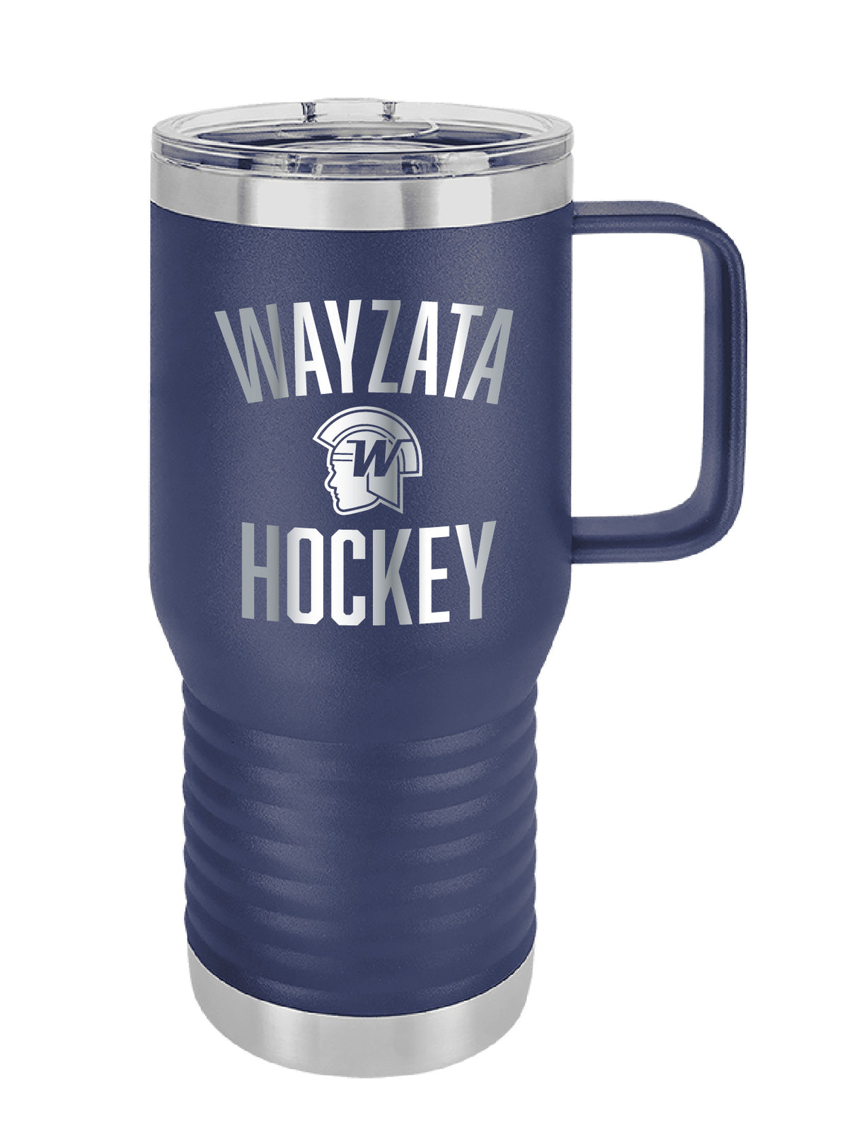 Wayzata Community Hockey 20oz Travel Mug